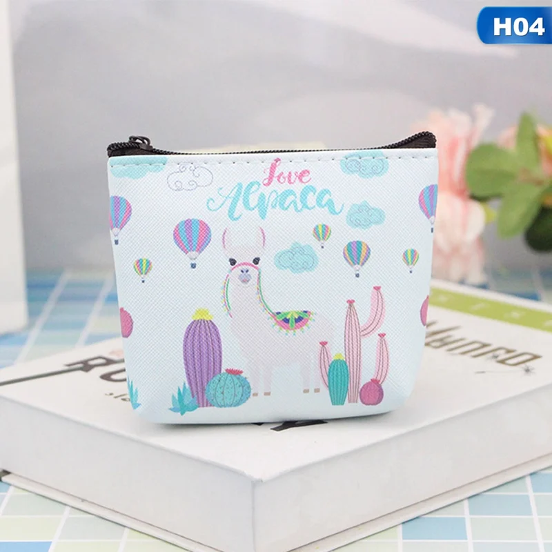 Девушка Дети кошельки Держатель Kawaii животных Единорог Фламинго женские Мини-кошельки для мелочи сумка для денег Детская сумка на молнии подарок