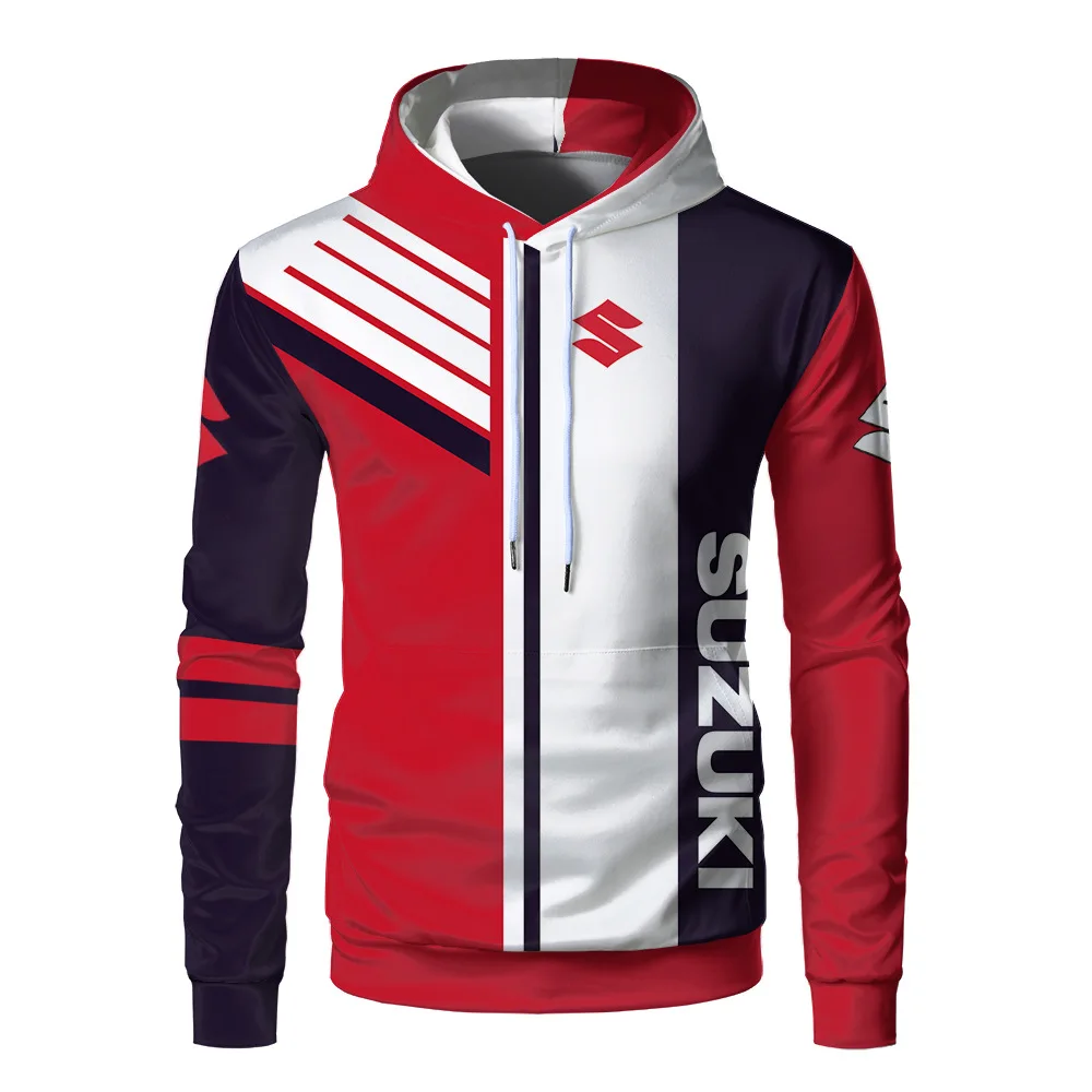 

Car Logo Printed 3 D suzuki Hoodie For Men Pullover