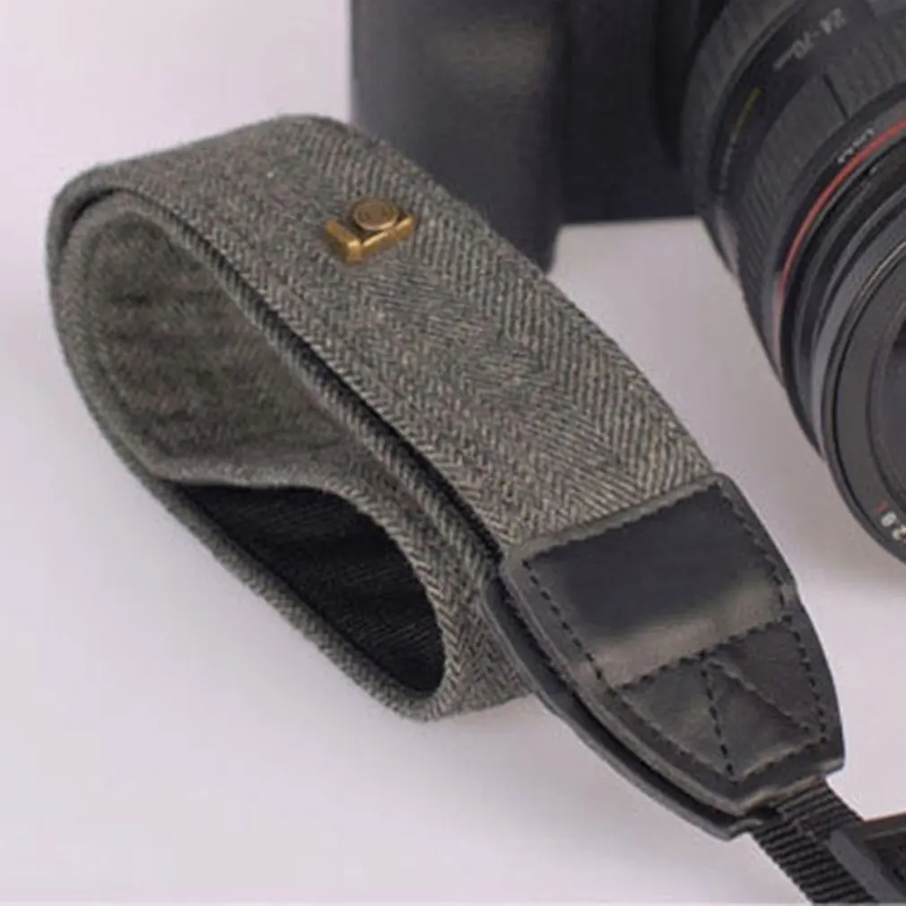 Универсальный Цветной полосатый мягкий ремешок на шею для камеры плечевой ремень для Nikon для Canon для Panasonic