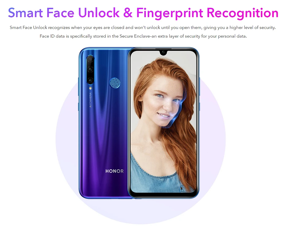Global Version Honor 20 Lite 4GB 128GB Front 32MP Kirin 710 Octa Core Smartphone (14)
