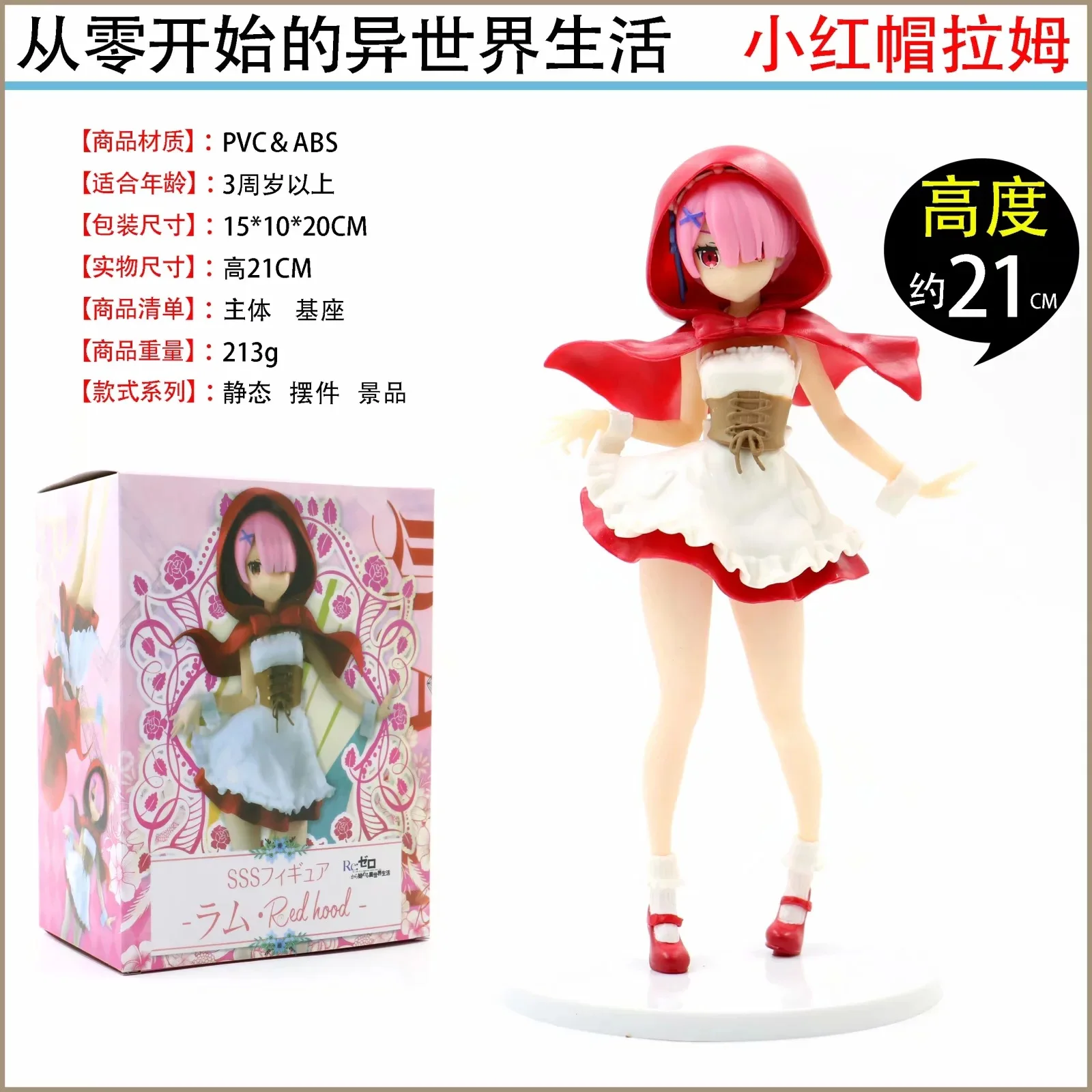 

Re: Zero-Starting of a Different World Life REM Ram Little Red Riding Hood Boxed Garage Kit