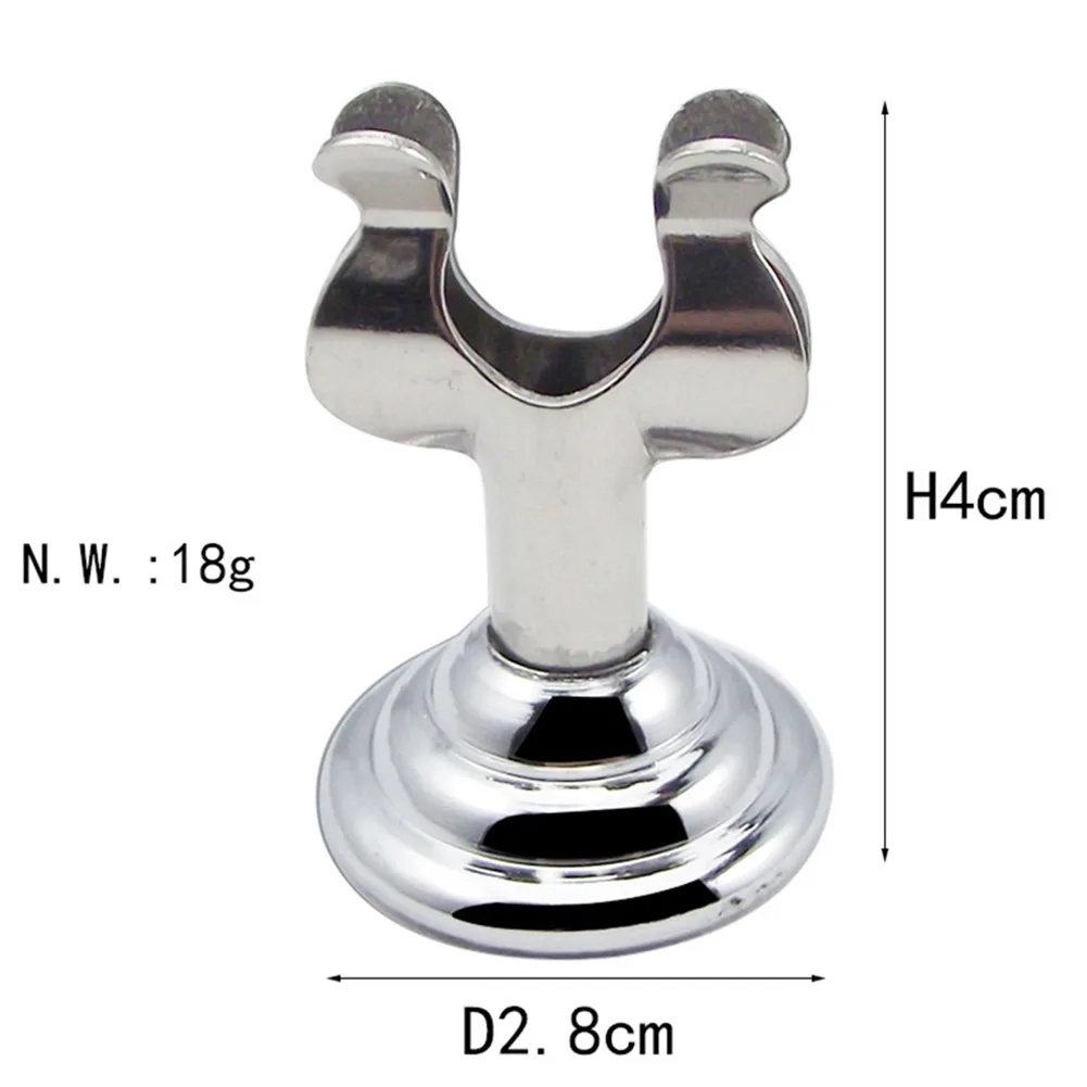 4*2.8cm Stainless Steel U Shaped Mini Table Number Place Card Holder Menu Stand for Wedding Restaurant Home Decoration Silver