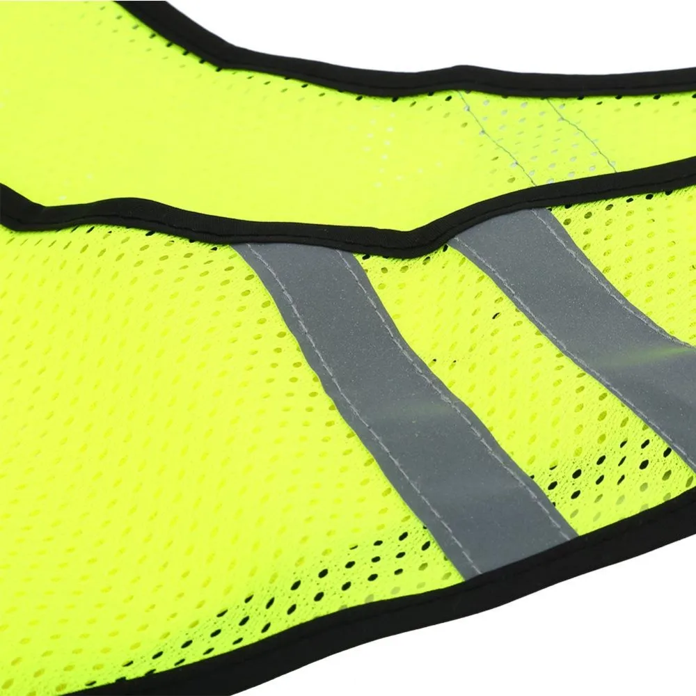 High Visibility Reflective Safety Vest Night Running Security Clothing Adjustable Waist,Night Running Cycling Warning Safety