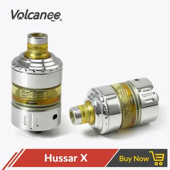 

Volcanee SXK Hussar X MTL RTA 22mm Diameter Adjustable Airflow Vape Mech Tank for 510 Mechanical Box Mod Vaporizer VS Zeus X RTA