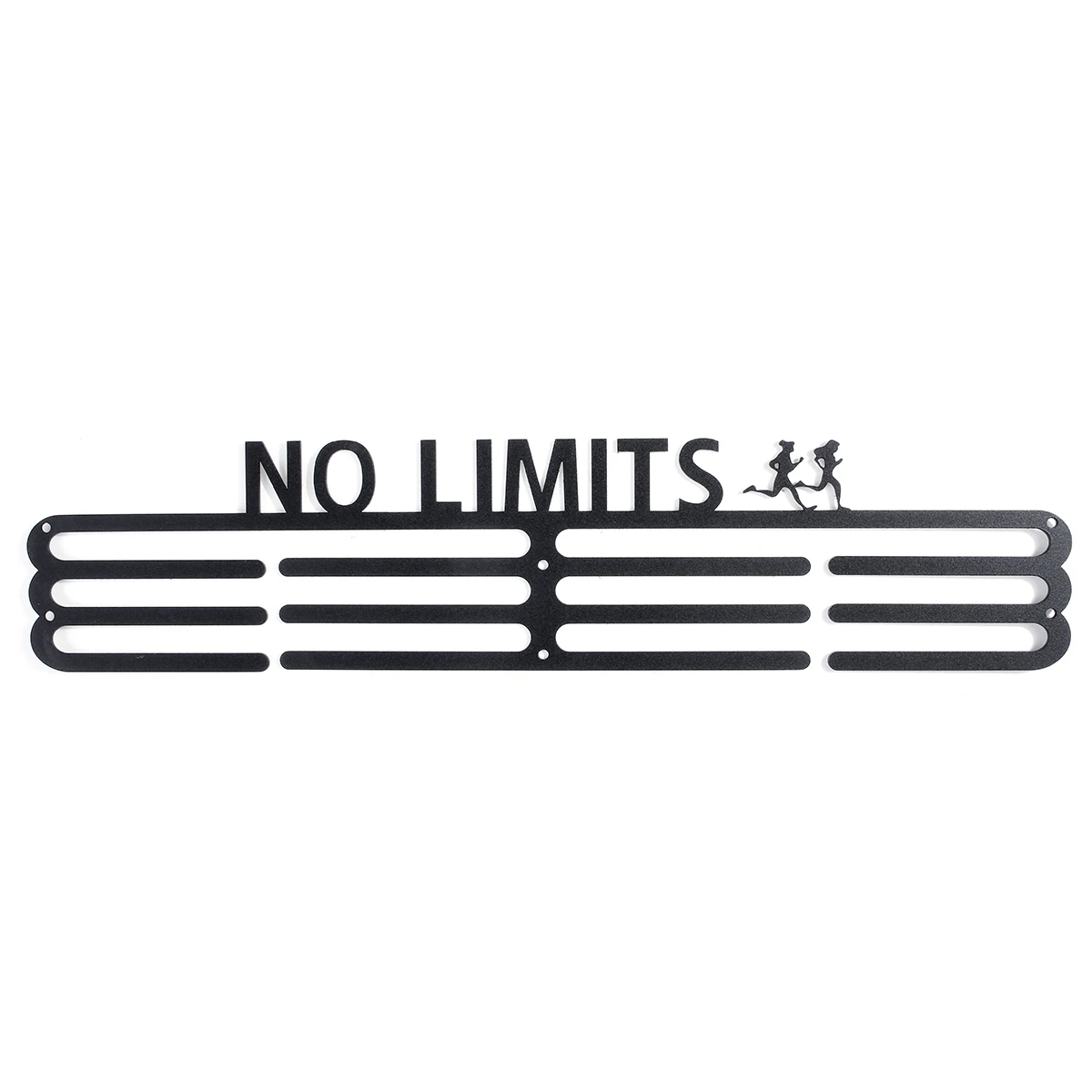 NO LIMITS Вешалка для медалей из нержавеющей стали, держатель для медалей, стойка для демонстрации, для бега, плавания, гимнастики, марафонов, велосипедная спортивная медаль, подарок, украшение - Цвет: NO LIMITS