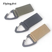 2021 outdoor tactical nylon webbing buckle multi-function mountaineering buckle beak hook buckle multi-purpose belt keychain