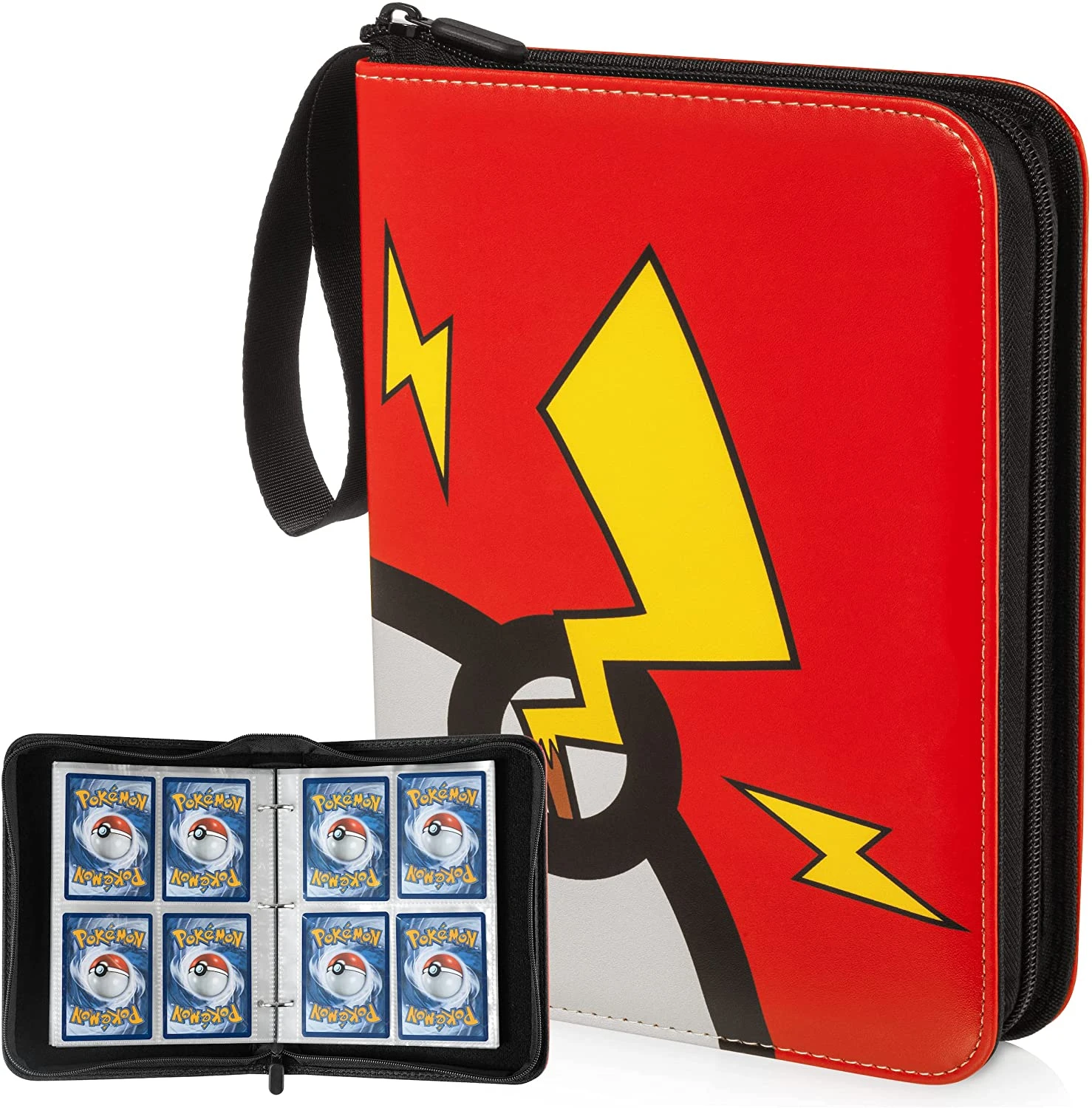 Binder For Pokemon Cards With Sleeves, Card Binder Holder Book