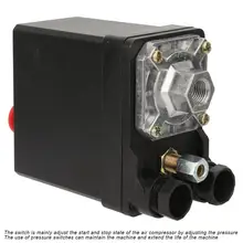 Вертикальная ВЕРТИКАЛЬ с одним отверстием регулятор давления для воздушного компрессора 75~ 175psi 380V