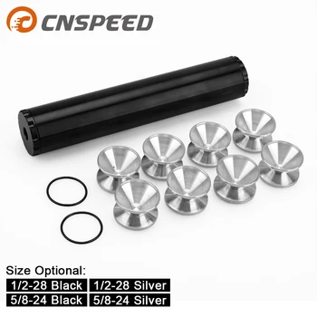 

Car 5/8-24 1/2-28 Fuel Filter + 8 Pcs D Cell Storage Cups NAPA 4003 WIX 24003 Aluminum thread filter solvent filter only for car