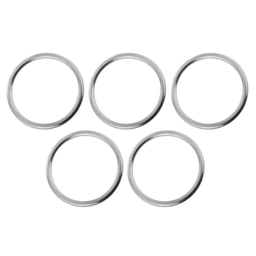 5PCS Durable 304 Stainless Steel Round O Ring For Marine Boat 1'' / 25mm 5PCS Durable 304 Stainless Steel Round O Ring For Marine Boat 1'' / 25mm