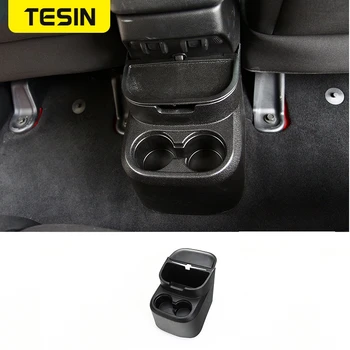 

TESIN Car Drinks Holders for Jeep Wrangler JK 2011-2017 Rear Storage Box Water Cup Holder for Jeep Wrangler Accessories