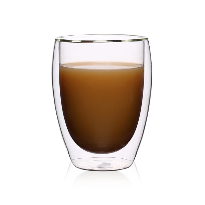 

2\4\6 Pcs Heat-resistant Double Wall Glass Cup Handmade Creative Beer Mug Tea Mugs Drinkware Beer Coffee Cup Set