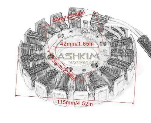 Мотоциклетный статор Катушка зажигания для Honda CBR1000RR CBR1000 CBR 1000 RR 2004-2007