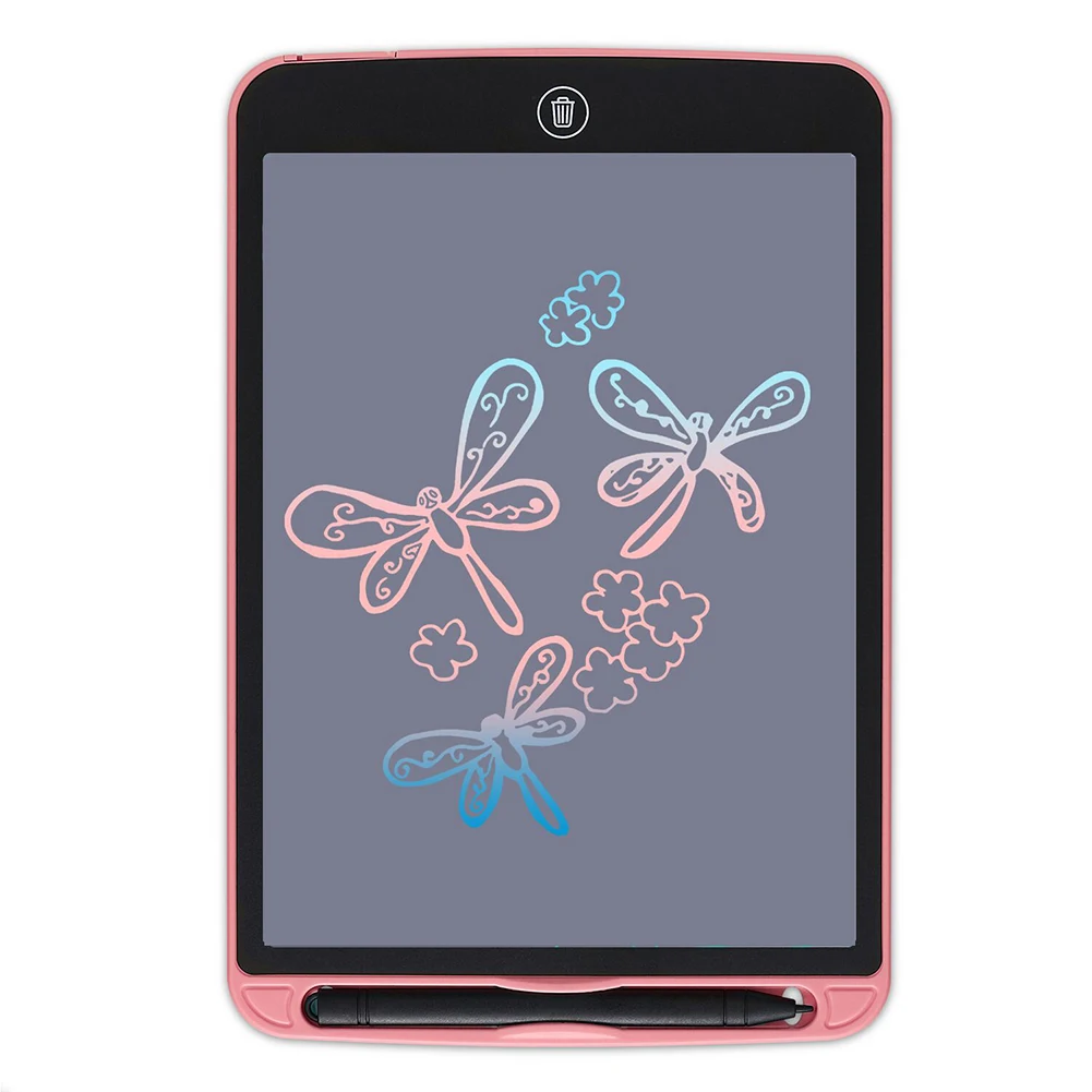 Игрушки для рисования 10 дюймов цветной ЖК-экран для письма планшет цифровая картина почерк блок для сообщений для детей подарок - Цвет: pink