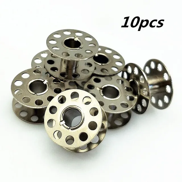 1025PCS Stainless Steel Metal Bobbins Spool Sewing Craft Tools Sewing