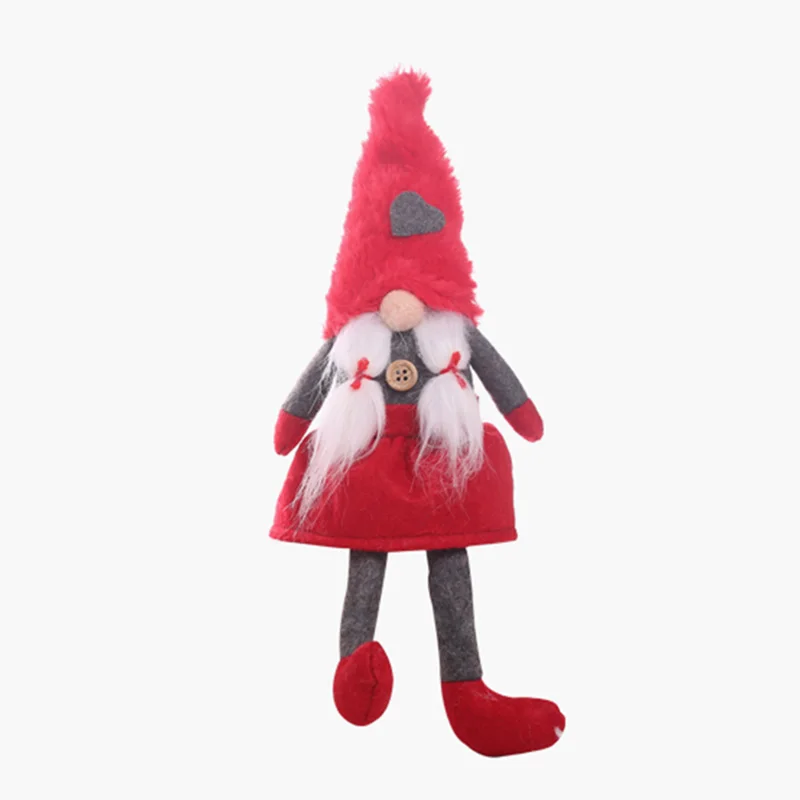 

Christmas Decorations Plush Doll Figure Ornaments Creative Old Man Holiday Gift 22*14cm Doll