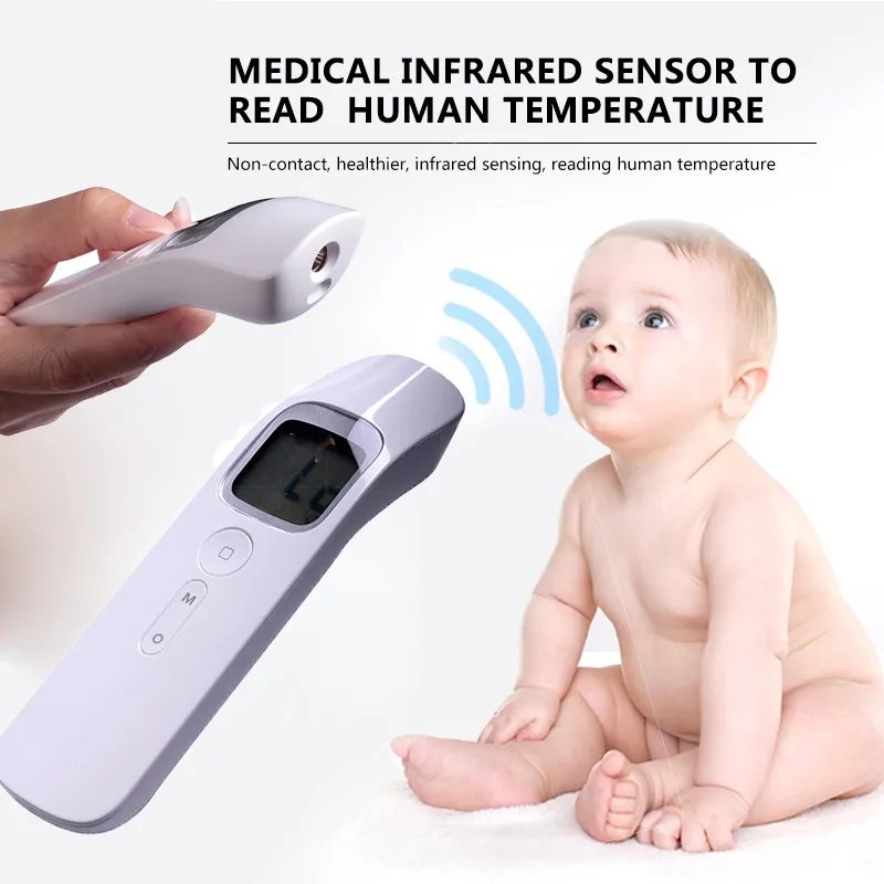 

Digital Thermometer Infrared Baby Adult Forehead Non-contact Infrared Thermometer Termometro Infravermelh In Stock