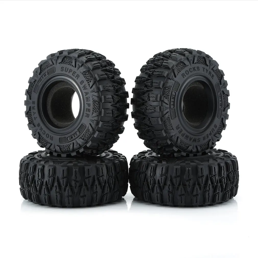 

AX-6021 4PCS 2.2 Inch Model Climbing Tire Sponge Liner Car Set for RC Crawler Car Rubber Tires Tyres Truck Set RC