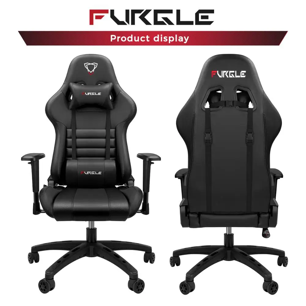 US $149.99 Furgle Office Chair Ergonomic Gaming Chairs Office Chair Furniture HighBack PU lether Recline Computure Chair Cozy Sleep Chair