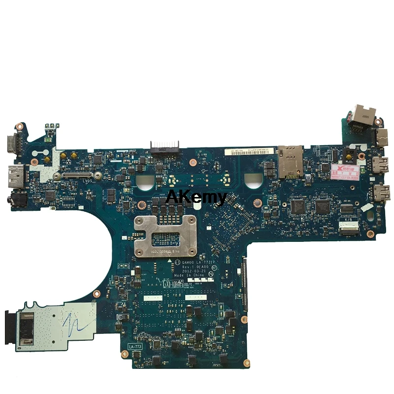 Для DELL E6230 Материнская плата ноутбука I5-3320M LA-7731P CN-05CDR9 CN-039GJ4