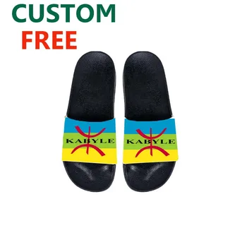 

Kabyle Men free Custom Pattern Slippers flag emblem Print Summer algeria algerie Slide Sandals Outdoor Non-slip Beach Shoes