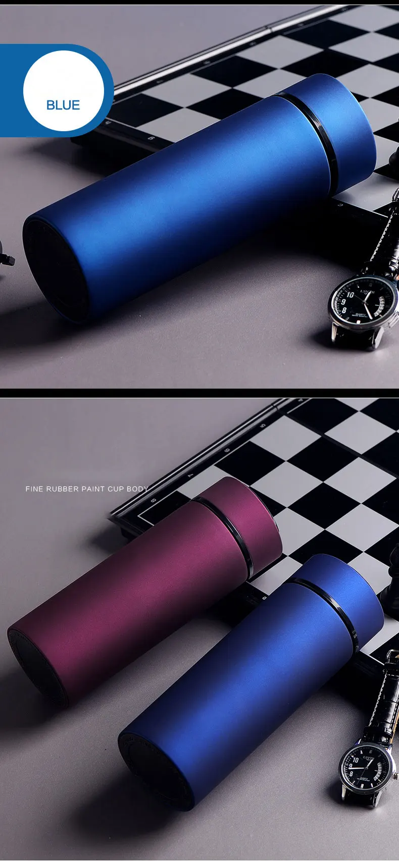 Thermos Tea Vacuum Flask with Filter Stainless Steel 304 Thermal Cup Coffee Mug Water Bottle Office Business Home Thermos