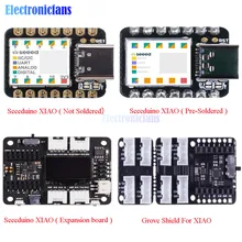 Para seeeduino xiao microcontrolador samd21 48mhz córtex m0 32 bit grove escudo placa de expansão módulo usb uart i2c interface spi