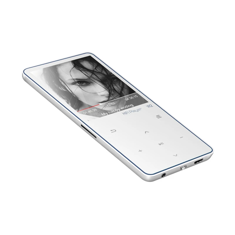 Bluetooth 4,2 MP4 плеер сенсорный ключ встроенный динамик HiFi Металл Мини Портативный Walkman с радио FM Запись электронная книга