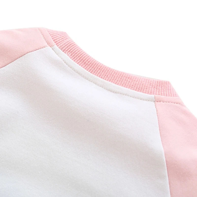infant baby Tees Long Sleeve Cartoon Patchwork Print thinking bear T-Shirts Kids Tops Casual Blouse 6M-4T