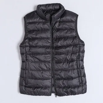 

Thin Short Light Warm Sleeveless Jacket Men Winter Mens Casual Black Down Vest Male Outdoor Biker Vest Coat Boys Tops Sportswear