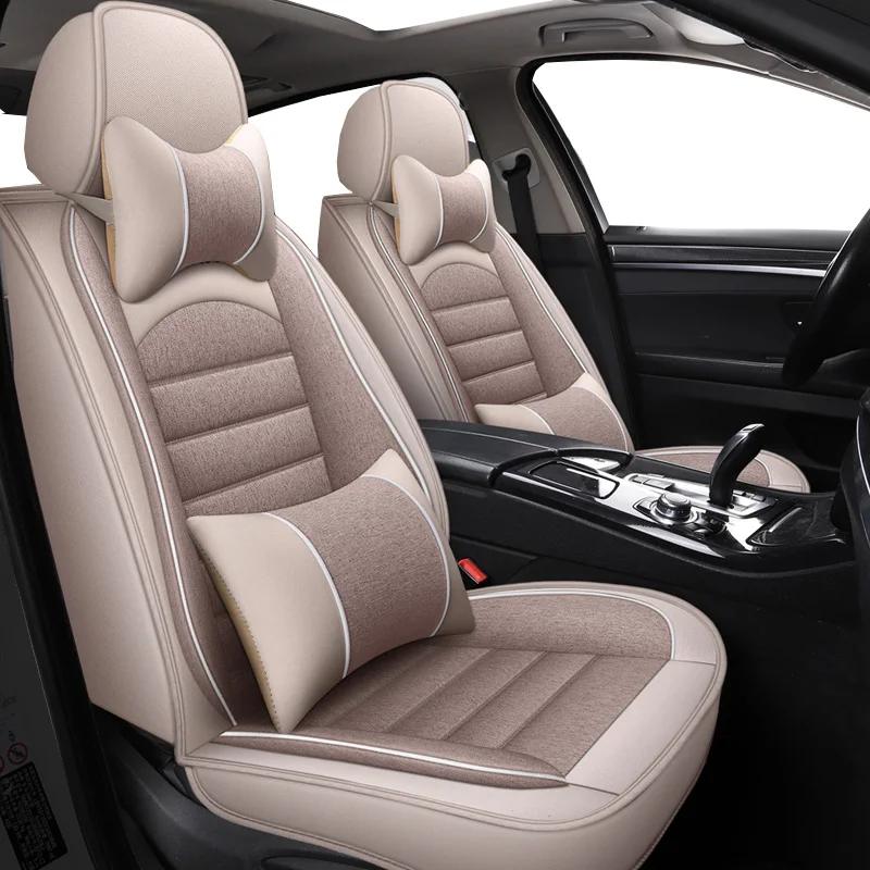 Nuovo Coprisedile Per Auto In Lino Per Skoda Octavia 2 3 A5 Rs A7 Tour 3 Fabia 1 2 Rapid Spaceback Superb 3 Yeti Accessori