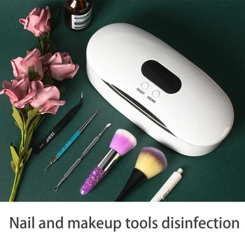 

UV Nail Smart Sterilizer Box Use For Nail Cuticle Pusher Clipper Makeup Tools Portable Anti Bacteria Beauty Manicure Equipment