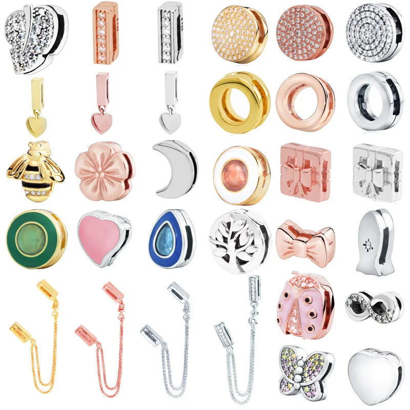 Роза любовь звезда отражение отражения клип Шарм бусины из стерлингового