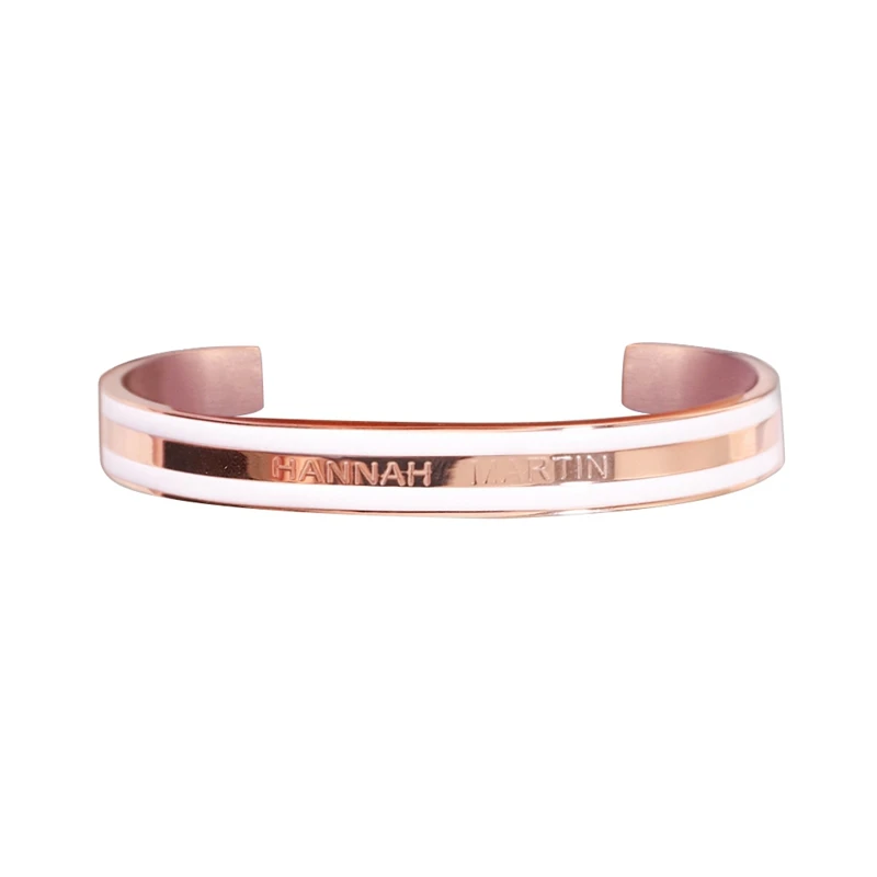 KSZ-ROSE GOLD Женский браслет Hannah Martin, модный брендовый браслет из нержавеющей стали, круглый браслет, женские браслеты, ювелирные изделия для дам Sieraden - Окраска металла: KSZ-ROSE GOLD