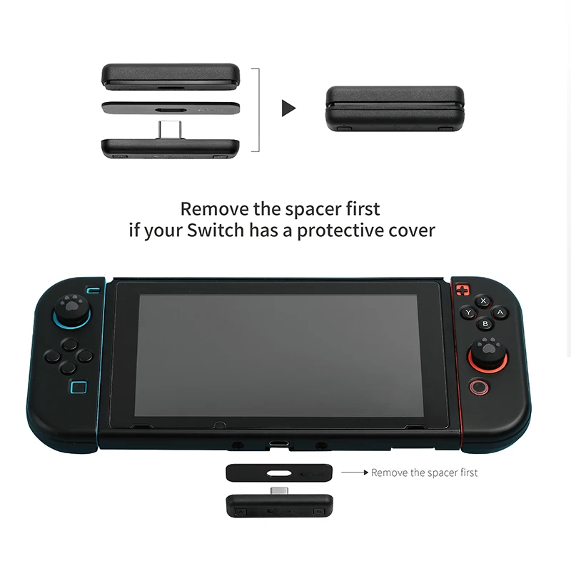 Фото Аудио передатчик Gulikit Route Air Pro, Bluetooth, с микрофоном, для PS5 Nintendo Switch & Switch Lite NS OLED PS4 PC №2