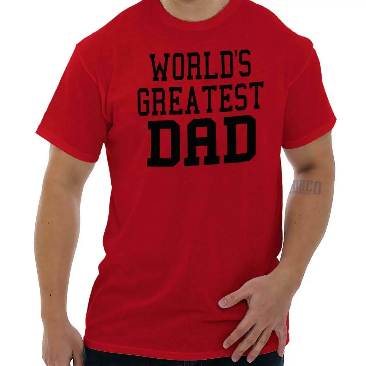 Лучшая мужская футболка для папы подарок на день отца идея мужчин |