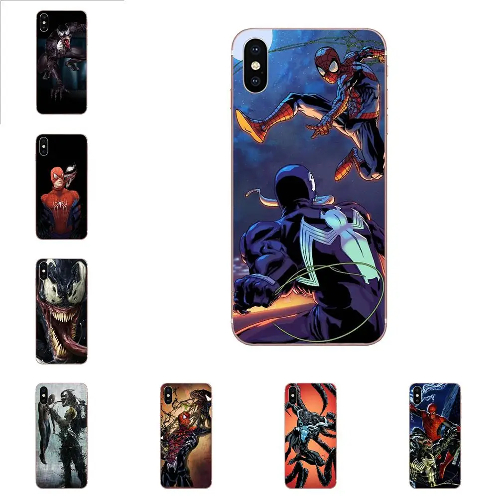 

For Huawei Honor 4C 5A 5C 5X 6 6A 6X 7 7A 7C 7X 8 8C 8S 9 10 10i 20 20i Lite Pro Soft TPU Fashion Cell Case Venom Spider Man