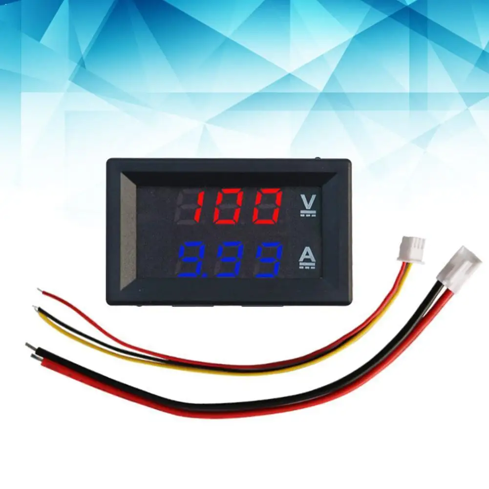 

Digital Voltmeter Ammeter DC100V 10A Panel Amp Volt Tester Meter Current Drop Voltage Shipping A0W8