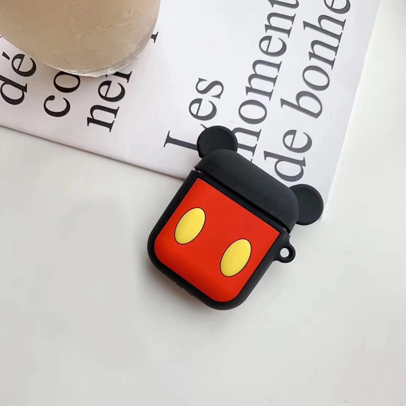 For AirPods Case Cute Cartoon Protective cover For Air pods silicon case Bluetooth Earphone Cases For Airpods 2 headphone Case - Color: A1