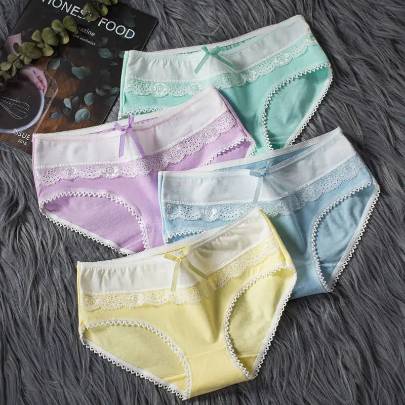 4 Pcs Kids Panties Baby Girls Lace 