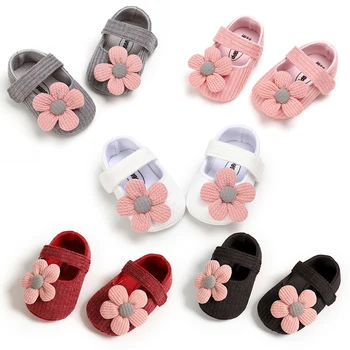 

Little Flower Girl Cute Princess Shoes Cotton Shoes Baby Shoes Non-slip Soft bottom Shoes Summer Baby Toddler Shoes IN STOCK