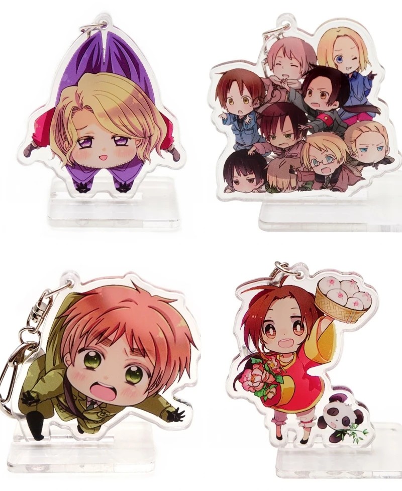 1 шт. аниме-подвеска APH Hetalia: Axis Powers фигурка на акриловой подставке брелок для