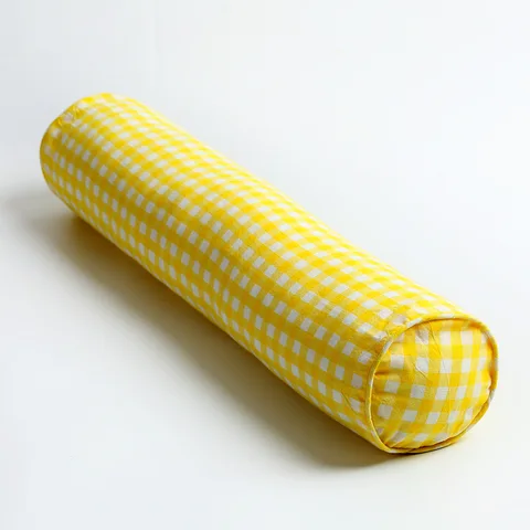 Baby Soothing Pillow Doll Plaid Children's Sleeping Cushion Newborn Soft Bed Bumper Crib Pad Protection Bedding Safety Rails