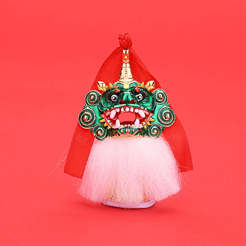 ChaoShan Kylin Tiger Lion Head Car Decoration Folk Traditional Handmade Copper Evil Spirit Mascot | Украшения и аксессуары