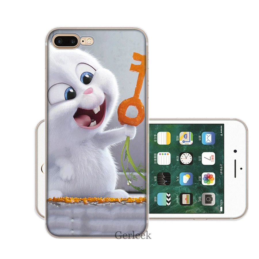 4 Чехол для мобильного телефона из ТПУ для iPhone 11 Pro XR X XS Max iPhone 7 8 6 6S Plus 5 5S SE, чехол с милым кроликом - Цвет: 4