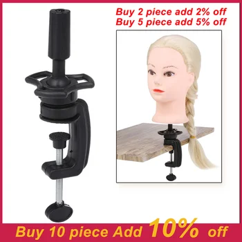 

Practice Training Mannequin Head Holder Adjustable Mini Wig Head Stand Table Clamp Metal * Plastic Material Hair Accessory Tools