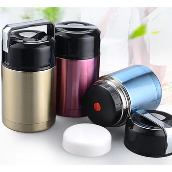 

Large Capacity 800/1000ML Insulated Cup Vacuum Flasks & Thermoses Lunch Thermos Food Thermo Pot Box