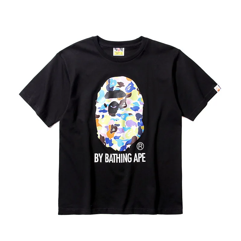 

Japanese-style Popular Brand 2019 Summer Star Celebrity Style Pure Cotton Large Size Loose-Fit Crew Neck Pullover Short Sleeve T