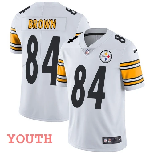 Men Молодежная детская трикотажная одежда Питтсбург,, качественная одежда Steelers Antonio, коричневая, черная футболка - Цвет: Men
