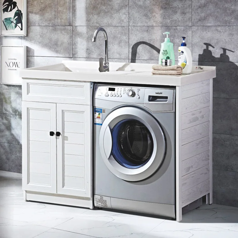 Owen Alumimum Washing Machine Cabinet Balcony Quartz Stone With